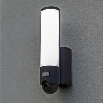 Lutec LED Kameraleuchte Elara in Anthrazit und Weiß-satiniert 18W 1200lm IP44 schwarz