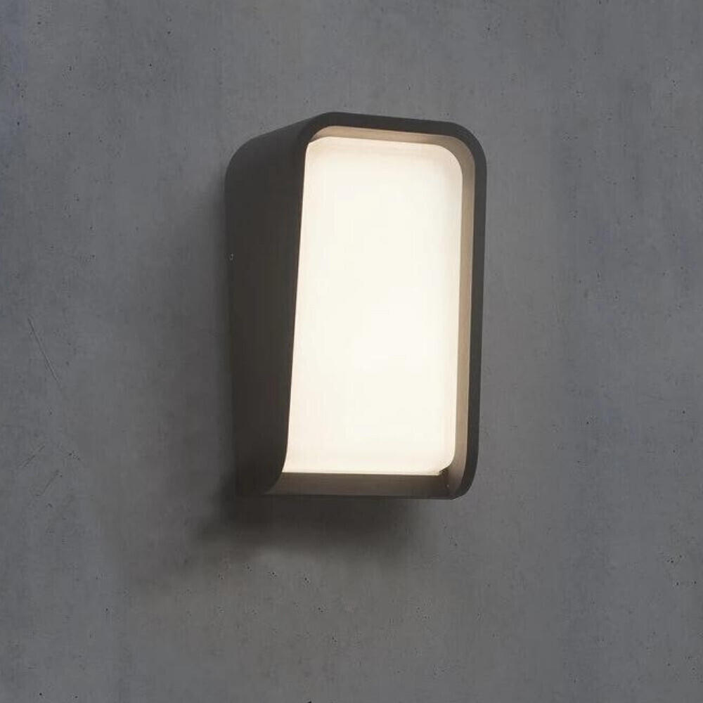 Faro Barcelona ELE Wandleuchte - Dunkelgrau, 6W LED, 3000K Warmweiß, Inkl. Treiber