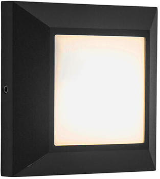 Lutec LED Wandleuchte Helena in Schwarz-matt und Weiß 4,5W 200lm IP54 schwarz