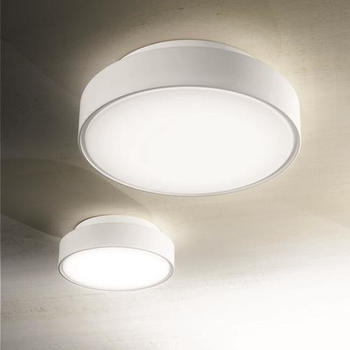 Fabas Luce Gediegene Deckenleuchte Hatton in 250 mm weiß