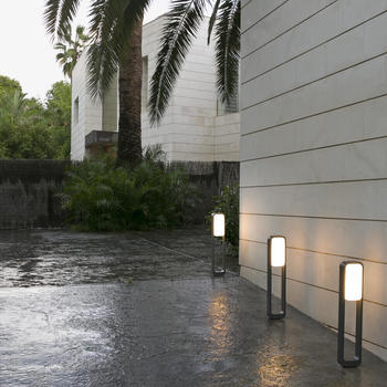 Faro LED Wegeleuchte Sticker, grau, weiß. IP55 grau