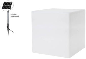 8 seasons design 8 seasons LED Solar Leuchtwürfel Shining Cube in Weiß 2W 410lm IP44 330x330mm weiß