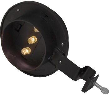 Star Trading LED Solar Klemmleuchte Fency in Schwarz 3x 0,06W 8lm IP44 mit Dämmerungssensor schwarz