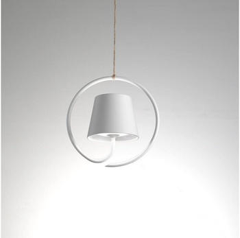 Zafferano LED Akku Pendelleuchte Poldina in Weiß 2,2W 188lm IP54 weiß