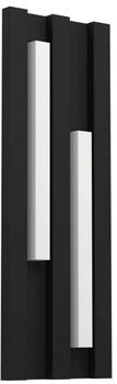 Eglo LED Wandleuchte Fandina in Schwarz und Wei&szlig; 2x 4,2W 1000lm IP55 schwarz