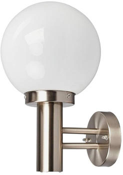 Lindby Außenwandlampe Nada aus Edelstahl