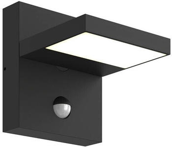 Lucande LED-Au&szlig;enwandleuchte Silvan dunkelgrau