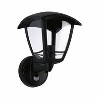 Paulmann 94647, Paulmann 94647 LED-Au&szlig;enwandleuchte mit Bewegungsmelder E27 Schwarz