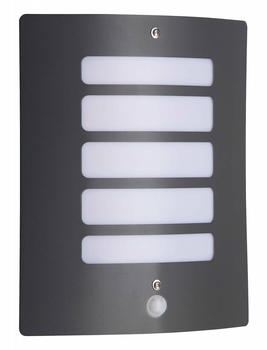Brilliant Todd Außenwandleuchte Bewegungsmelder anthrazit 1x A60, E27, 60W, geeignet für Normallampen (nicht enthalten) IP-Schutzart: 44 - spritzwassergeschützt
