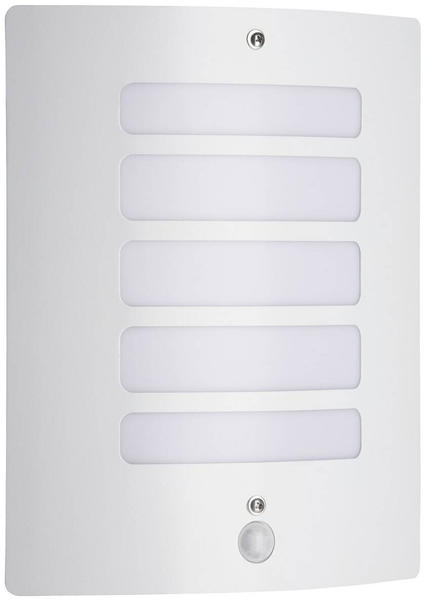 Brilliant Todd Außenwandleuchte Bewegungsmelder weiß 1x A60, E27, 60W, geeignet für Normallampen (nicht enthalten) IP-Schutzart: 44 - spritzwassergeschützt