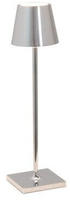 Zafferano LD0490C3, Zafferano Akkuleuchte Poldina Pro Micro 27,5 cm Chrome