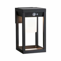 Paulmann 94572, Paulmann 94572 Marisol Solar-Wandlampe 5.5W Warmwei&szlig; Schwarz