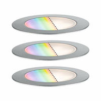 Paulmann LED Gartenleuchte "Outdoor Plug & Shine Einbauleuchte Floor Set RGBW IP67