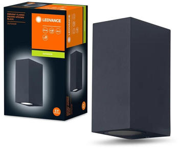LEDVANCE Wandleuchte Endura Classic GU10 2-flammig schwarz