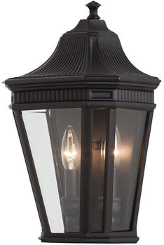 Elstead Lighting Cotswold Lane Half Außenwandleuchte schwarz