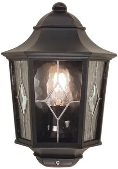 Elstead Lighting Norfolk Außen-Wandleuchte E27 36cm Schwarz IP43