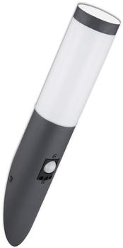 ISOLED Wandleuchte in Anthrazit E27 IP44 mit Bewegungsmelder schwarz