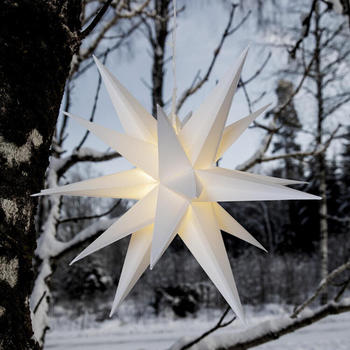 Star Trading LED Lichtobjekt Alice Stern in Weiß 0,43W IP44 weiß