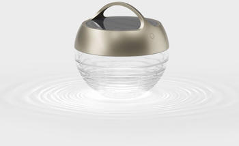 IP44.de aqu S LED-Solarleuchte, Höhe 23 cm gold