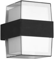 Wandleuchte MOLINA (BH 9.60x13.20 cm) - grau - BH 9.60x13.20 cm