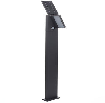 Lucande Solar-LED-Wegelampe Silvan mit Sensor, 100 cm