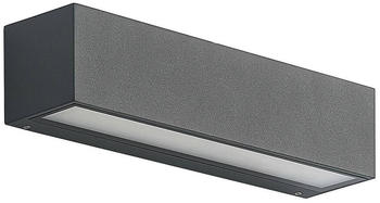Arcchio Lengo LED-Wandlampe CCT 25cm, 1-fl. grafit