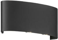 FISCHER & HONSEL LED Au&szlig;en-Wandleuchte "Berlin" LED-Modul 1 Stk. Warmwei&szlig;