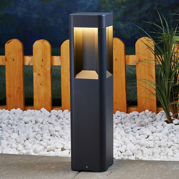 Lucande LED-Sockelleuchte Annika aus Aluminium, 50 cm