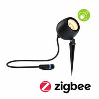 Paulmann LED Gartenleuchte "Outdoor Plug & Shine Spot Kikolo Insect friendly ZigBee"