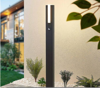 Lucande Virgalia LED-Wegeleuchte, 100 cm, Sensor