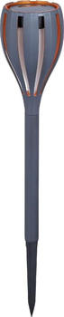 Trend Line LED-Solarlampe 4er Set mit Erdspieß grau (SOL-CIL1460)