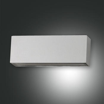 Fabas Luce LED Wandleuchte Trigg in silber 14W 1300lm IP54 silber