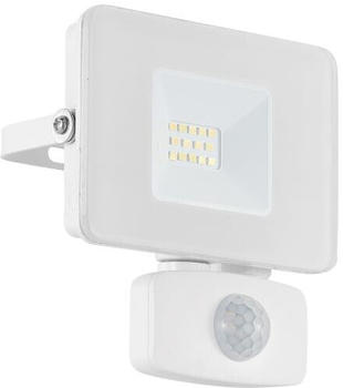 Eglo LED-Außenstrahler Faedo 3 mit Sensor, weiß, 10W