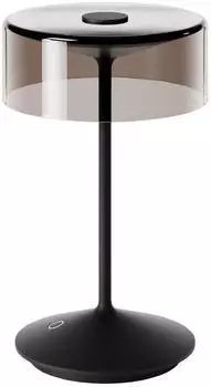 Sigor LED Akku Tischleuchte Numotion Nachtschwarz + Schwarz-transparent