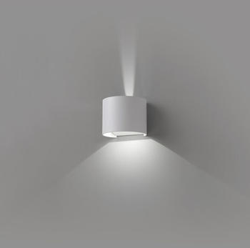 Faro LED Außenleuchte Sunset Aluminium in Weiß verstellbarere Lichtaustritt weiß