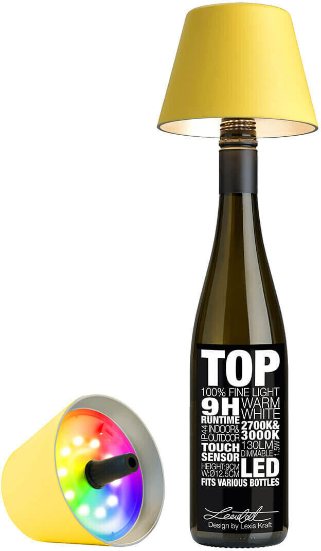 Sompex Top 2.0 RGB LED 2023) Angebote 74,00 TOP (Oktober Test Flaschenaufsatz € & Akkuleuchte ab gelb