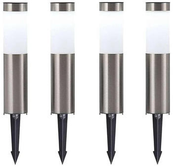 Lindby Sirita LED-Erdspieß-Solarlampe, 4er-Set