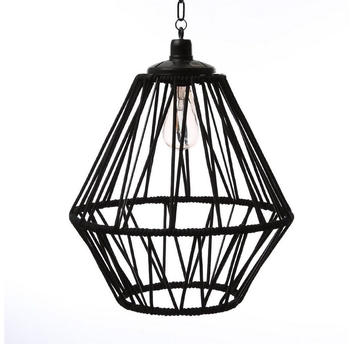 Marelida LED Solar Hängeleuchte schwarz Ø38cm schwarz (895636)