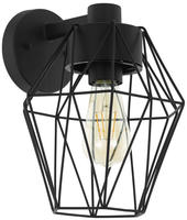 EGLO Wandleuchte "CANOVE Wandlampe, Stahl und Glas, E27, IP55, Au&szlig;enlampe, Garten,