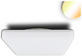 ISOLED LED Decken/Wandleuchte 24W quadratisch IP54 ColorSwitch 3000K|4000K weiß (114151)