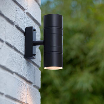 Lucide LED Außenwandleuchte Arne schwarz GU10 5W schwarz (14867/11/30)