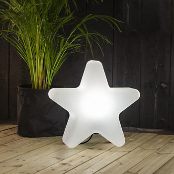 Star Trading Outdoor Leuchte Gardenlight Stern E27 Erdspieß weiß (803-95)