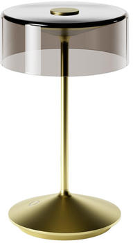 Sigor LED Akku Tischleuchte Numotion Gold/Schwarz-transparent 2,2W 171lm IP54 gold/messing (4525901)