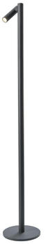 Sompex LED Akku Stehleuchte Tubo Anthrazit 2,2W 133lm IP54 schwarz (78112)