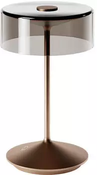 Sigor LED Akku Tischleuchte Numotion Bronze/Schwarz-transparent 2,2W 171lm IP54 braun (4526001)