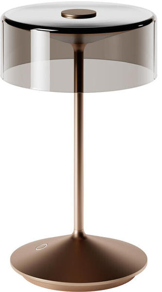 Sigor LED Akku Tischleuchte Numotion Bronze/Schwarz-transparent 2,2W 171lm IP54 braun (4526001)