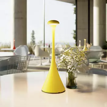 Sigor LED Akku Tischleuchte Nudrop Sonnengelb 2,2W 197lm IP54 gelb (4540701)
