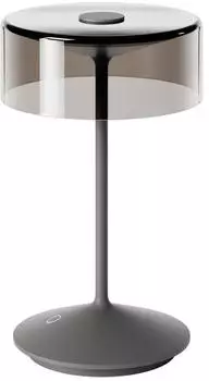 Sigor LED Akku Tischleuchte Numotion Graphitgrau/Schwarz-transparent 2,2W 171lm IP54 grau (4525201)