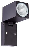 Brilliant Wandstrahler "Burk" 1 Stk. Warmwei&szlig; LED-Wandspot - Kopf schwenkbar - 10cm