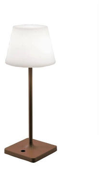 Fabas Luce LED Akku Tischleuchte Adam rostbraun (3701-30-361)